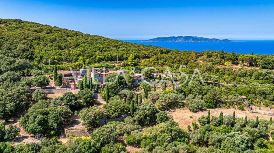 Villa Joe Pomodoro med havutsikt i Monte Argentario