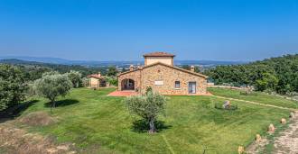 Privat residens med fantastisk utsikt over Toscana