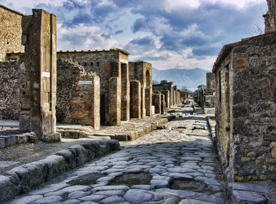 Pompeii i Italia er en spesiell by