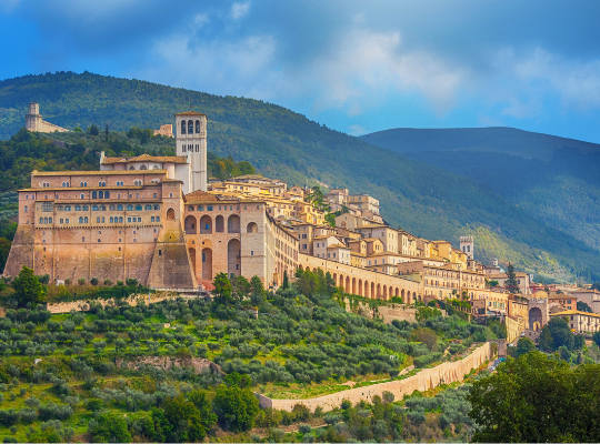 Vandretur i italienske Umbria med hovedstaden Perugia 2021