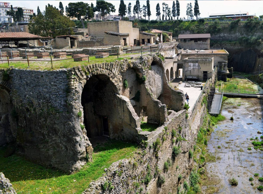 Italienske byer under vulkaner