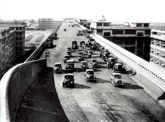 Fiat testbane i Torino Italia